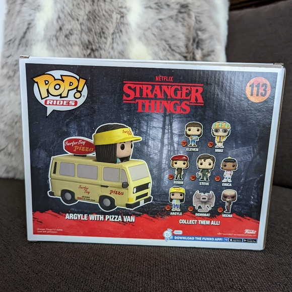 Argyle with Pizza Van Funko Pop Rides Stranger Things Target Exclusive - Picture 3 of 6